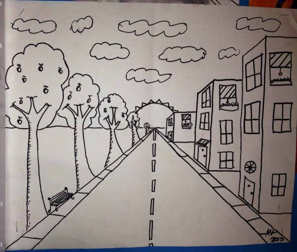 Перспектива рисунок