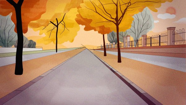 Перспектива в рисовании пейзажа