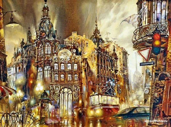 Амстердам пейзаж Алексей Бутырский