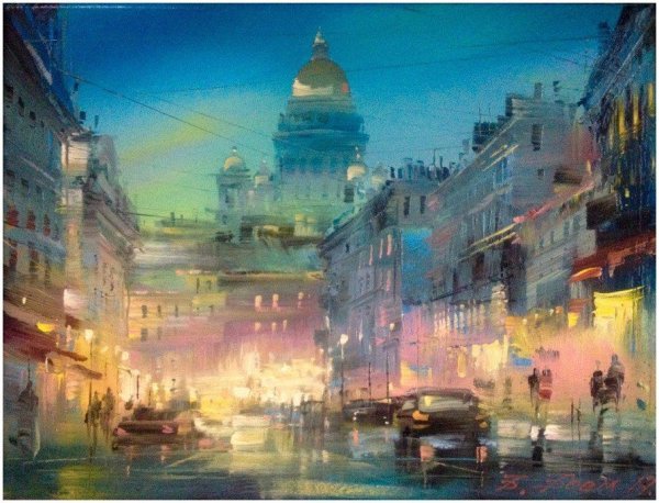 Художница бэгги боем картины Санкт-Петербург масло