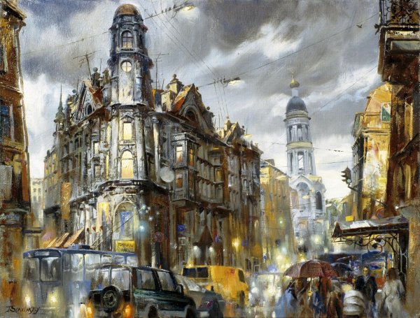 Санкт Петербург Импрессионизм маслом