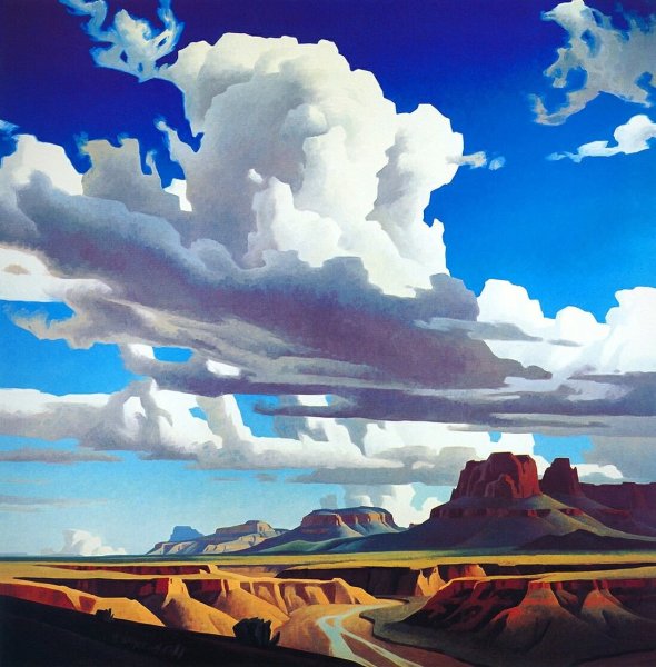 Компьютерные пейзажи в живописи