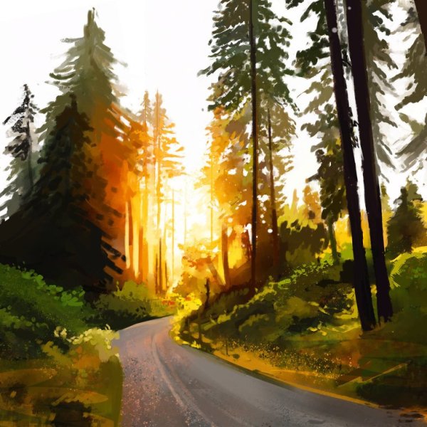 Пейзаж референс горы