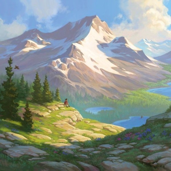 Горы иллюстрация