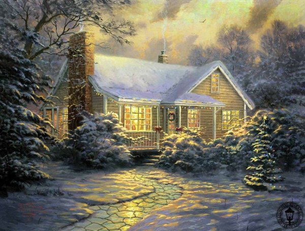 Томас Кинкейд Рождественский коттедж