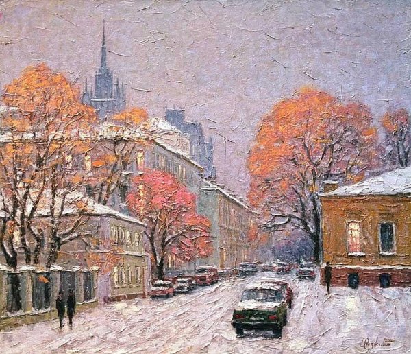 Художник Игорь Разживин пейзажи Москвы