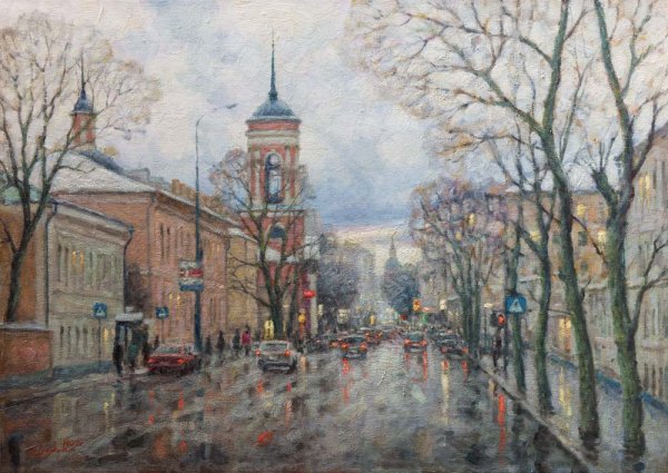 Игорь Разживин осень в Москве