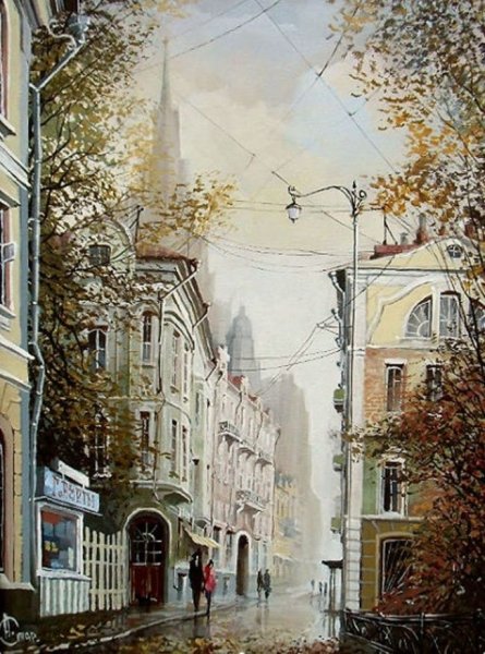 Александр Стародубов городской пейзаж