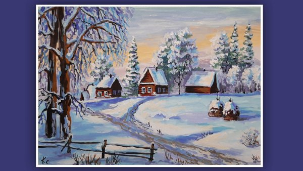 Пейзажи акварелью легкие