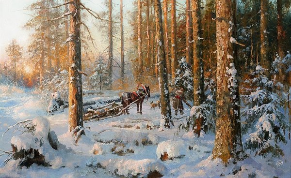 Русский художник Владимир Юрьевич Жданов пейзажи