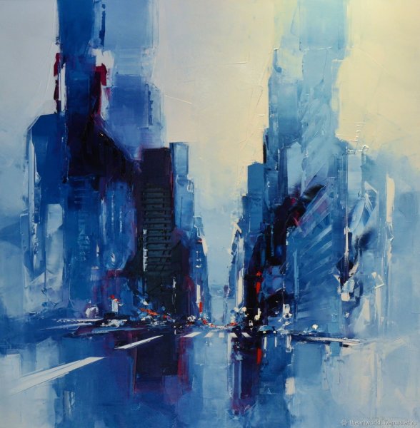 Картина маслом абстракция