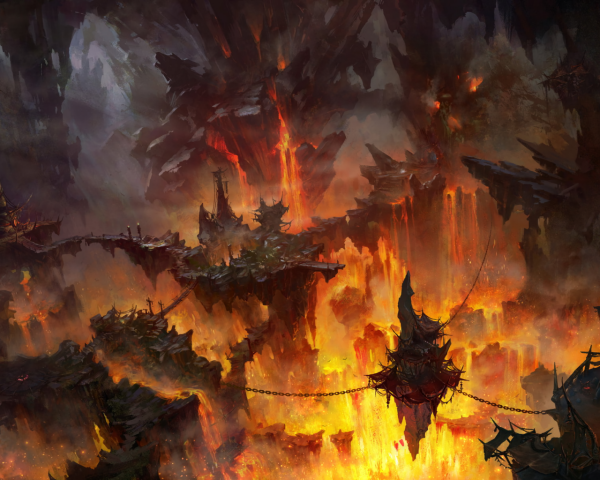 Адский город фэнтези