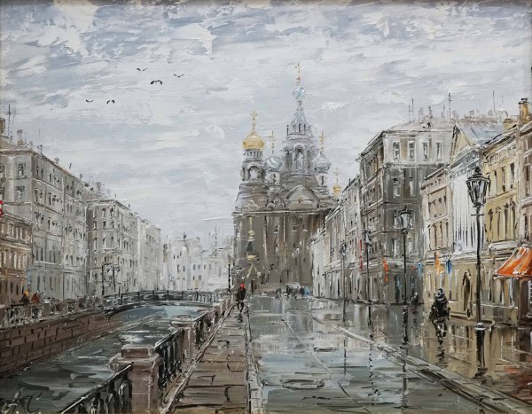 Художник Алексей Стеняев Петербург