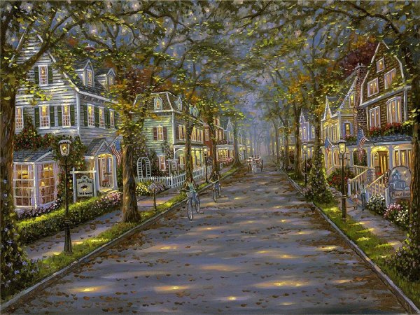 Роберт Файнэл городской пейзаж