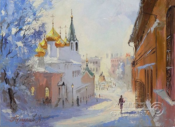 Галимов Наиль картина Нижний Новгород. Покровка
