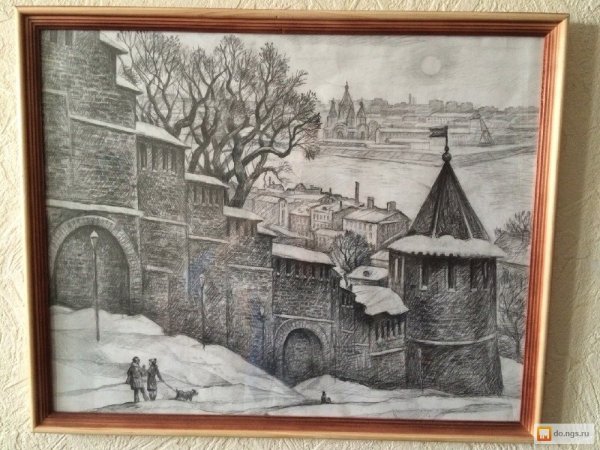 Нижегородский Кремль Нижний Новгород картина