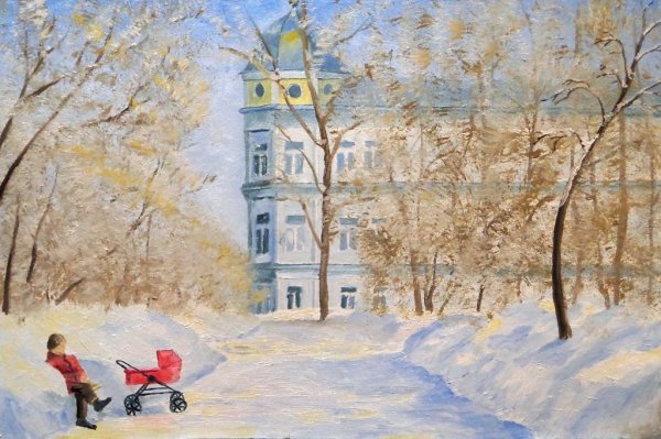 Новогодний пейзаж Москва