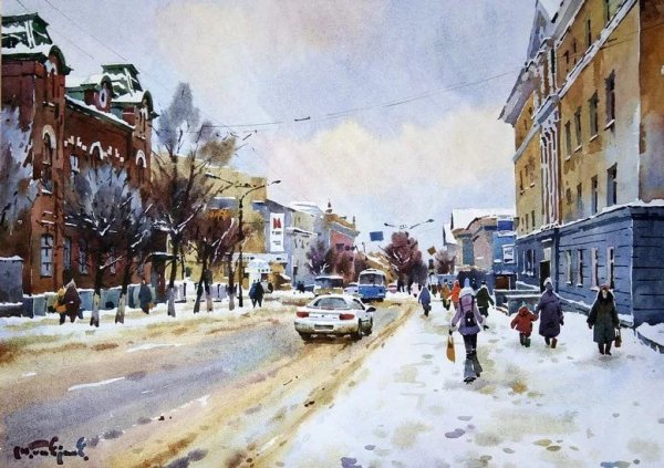 Новогоднее Забайкалье рисунок