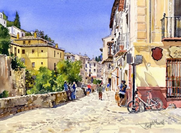 Детлев Ницшке акварель