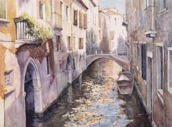 Художник Рубенс Санторо Венеция