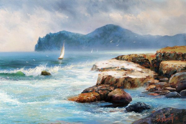 Александр Милюков художник безмолвное море