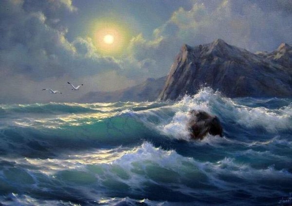 Морские пейзажи Натальи токарь