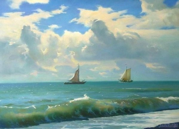 Художник маринист Коновалов Сергей