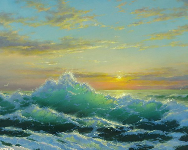 Художник Геннадий Кириченко картины морские пейзажи