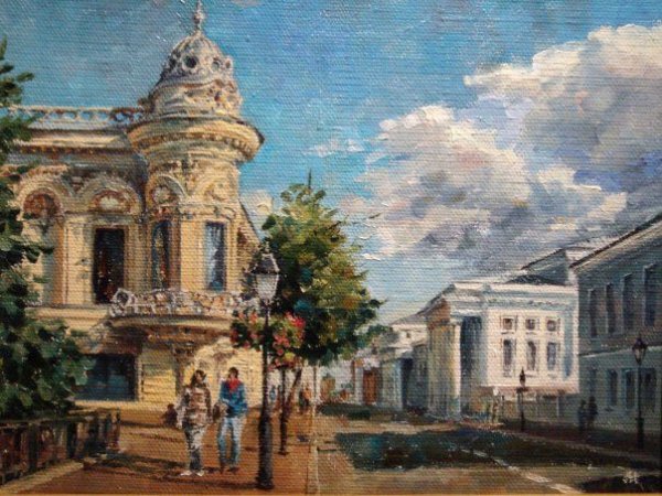 Городской пейзаж в живописи Казань