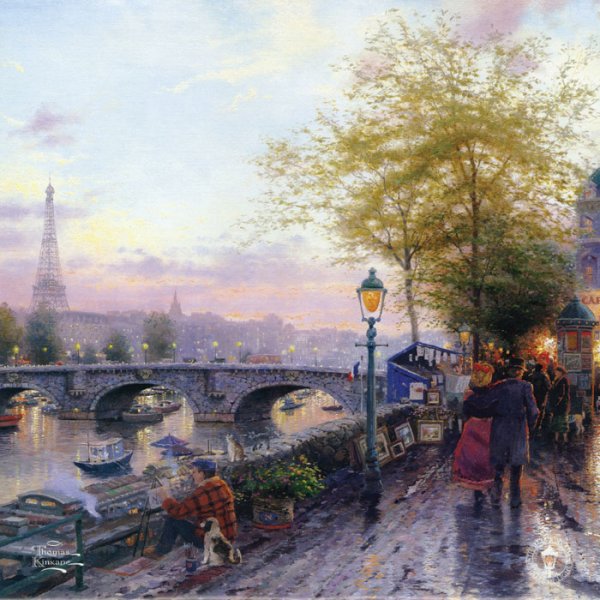 Томас Кинкейд Париж Эйфелева башня