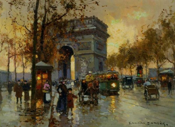 Edouard Leon Cortes картины