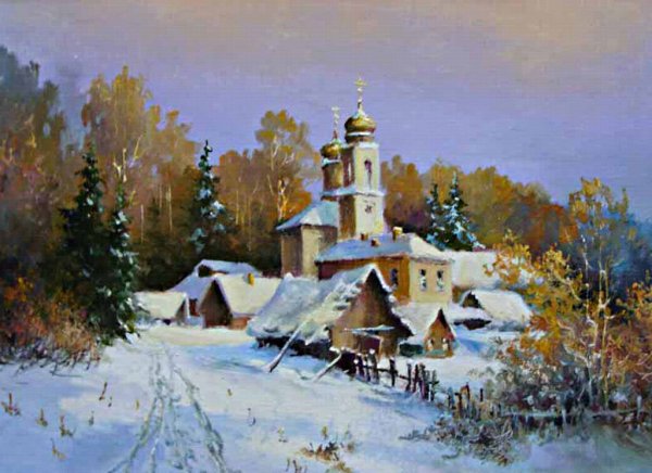 Успенский собор Омск картина