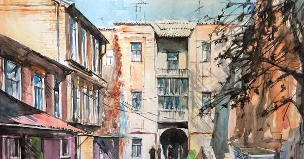 Таганрог в картинах Андрея Крыкли