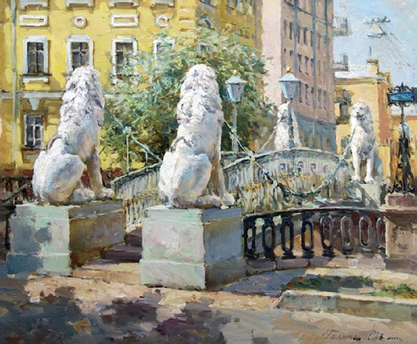 Художник Азат Галимов (Санкт-Петербург).