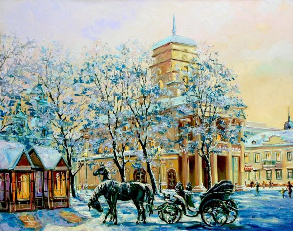 Роман Федосенко городские пейзажи Минска