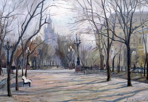 Лукьянов Виктор Евгеньевич художник картины Москвы