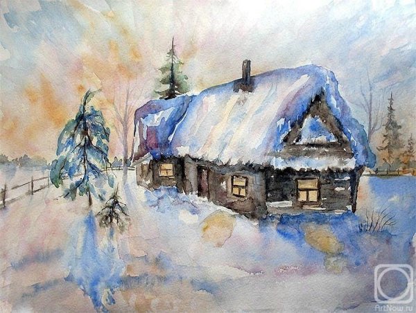 Зимняя живопись Боба Росса