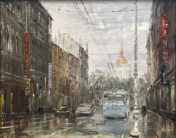 Городской пейзаж Юрия Шевчука