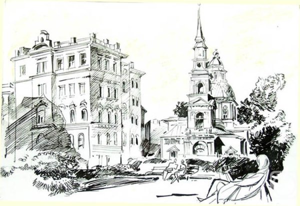 Петербургские зарисовки Врублевский Юрий