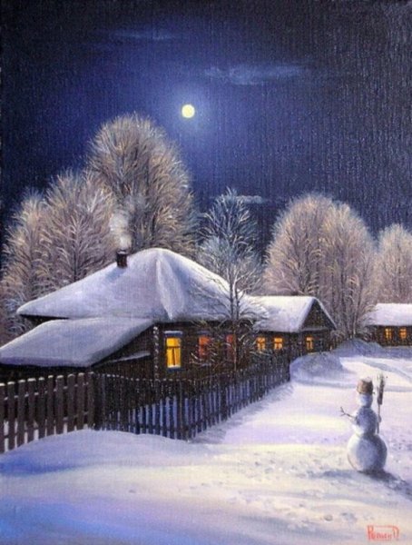 Художник Волков Сергей вечер