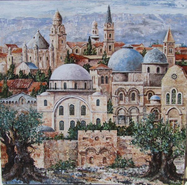 Gustav Bauernfeind картины Иерусалим