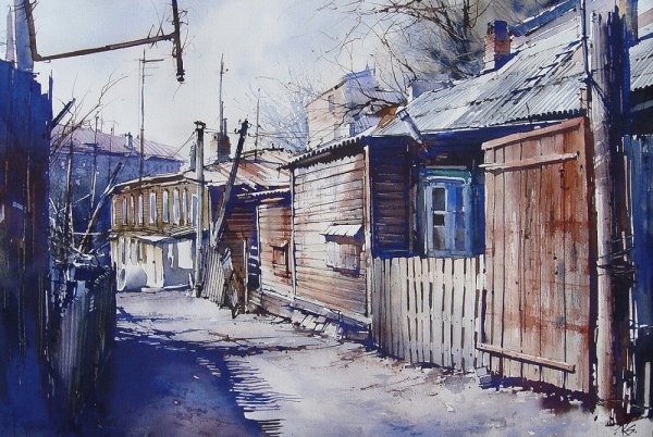 Художник Курсеев Вячеслав_старый Саратов