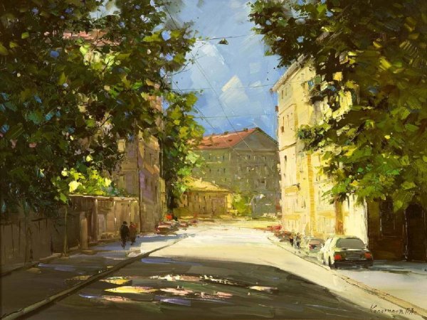 "Московский дворик". 2005 Год. Юрий Обуховский.