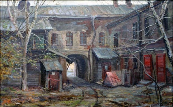 Московский двор сталинка