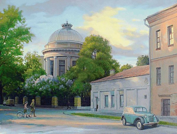 Дворики старой Одессы в картинах