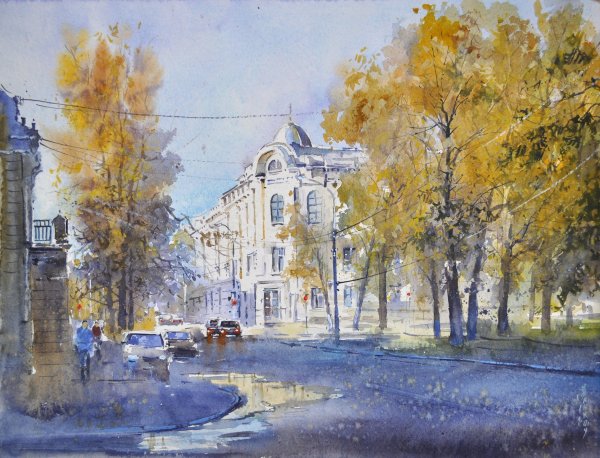 Город картина Минск