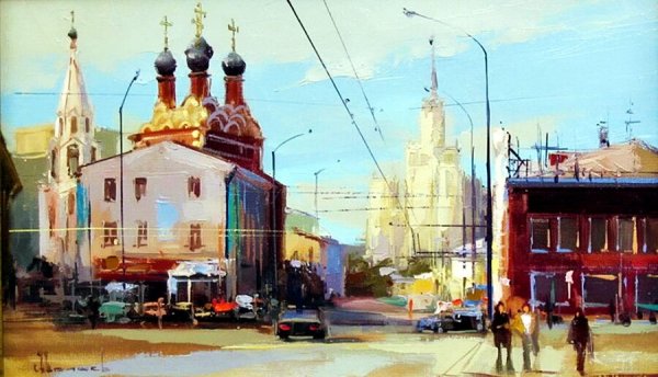 Живопись , Алексей Шалаев , пейзаж, Москва
