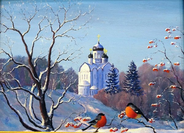 Художник Милюков Александр картины, храмы