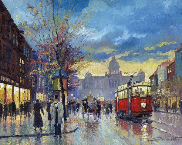 Юрий Шевчук картины Прага