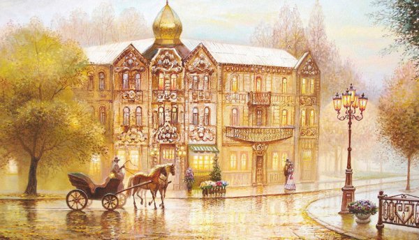 Художник Доминик Дэвисон Париж